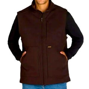 Brahma Men’s Outdoor or Work Vest/Brown Sizes L-3XL-
